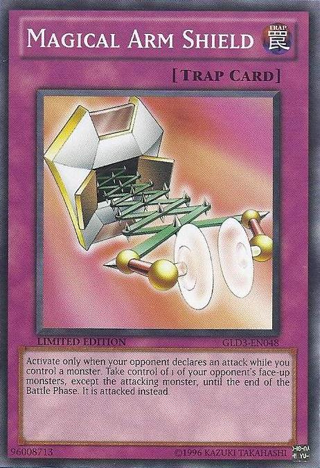 Magical Arm Shield [GLD3-EN048] Common – CardboardDiamonds