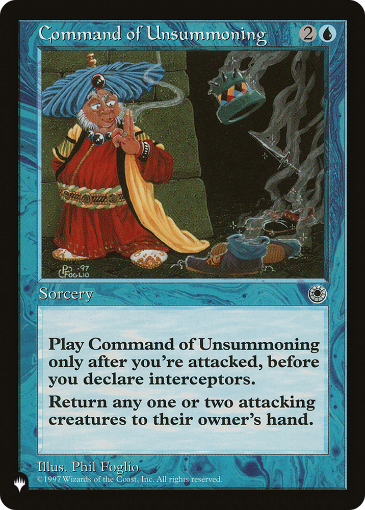 Command of Unsummoning [The List Reprints]