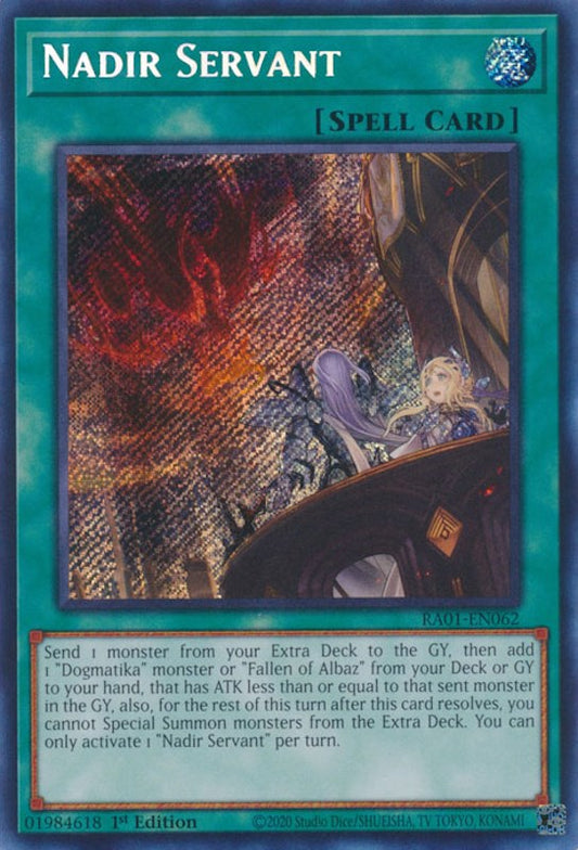 Nadir Servant [RA01-EN062] Secret Rare