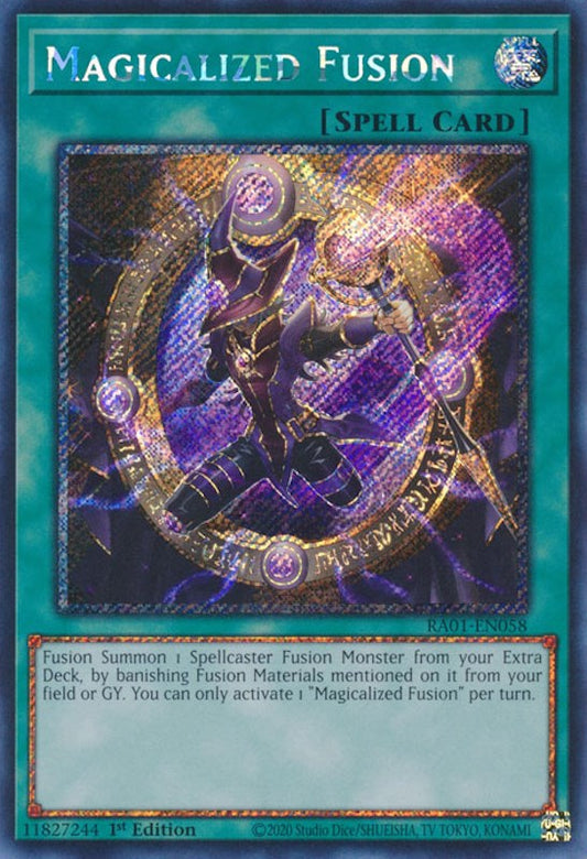 Magicalized Fusion [RA01-EN058] Platinum Secret Rare