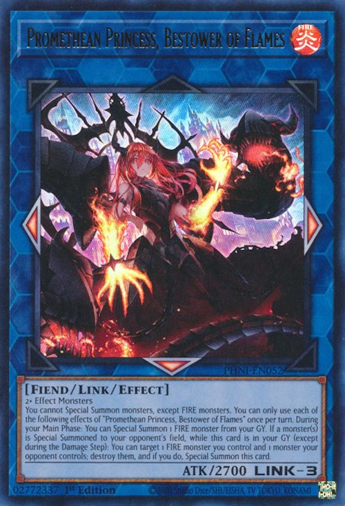 Promethean Princess, Bestower of Flames [PHNI-EN052] Ultra Rare