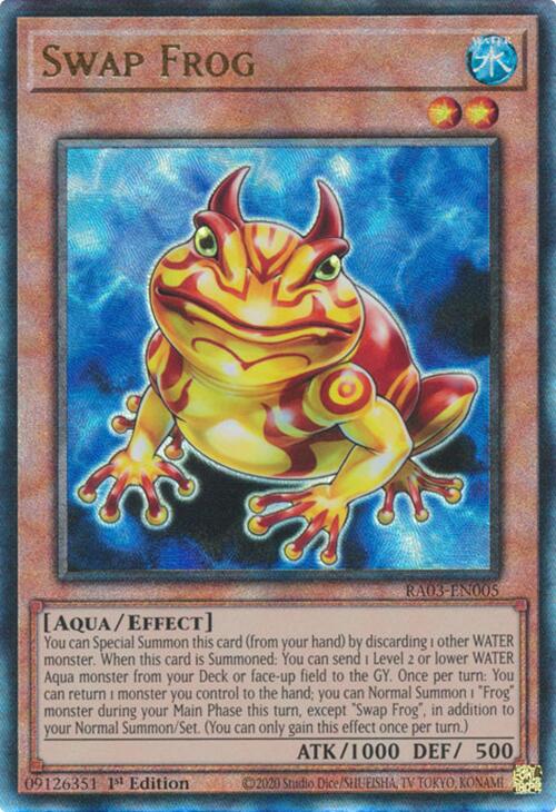 Swap Frog (UTR) [RA03-EN005] Prismatic Ultimate Rare