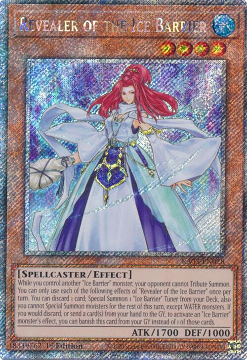 Revealer of the Ice Barrier (Platinum Secret Rare) [RA03-EN028] Platinum Secret Rare