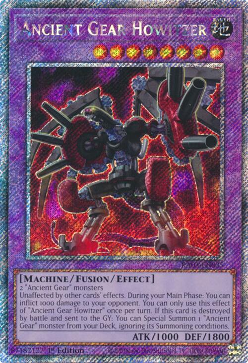 Ancient Gear Howitzer (Platinum Secret Rare) [RA03-EN035] Platinum Secret Rare