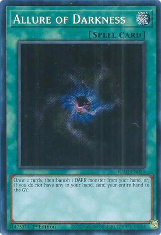 Allure of Darkness (Secret Rare) [RA03-EN055] Secret Rare