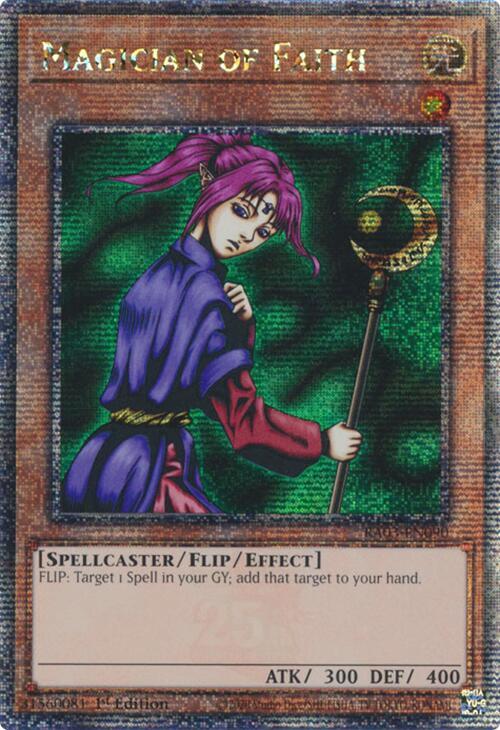 Magician of Faith (Quarter Century Secret Rare) [RA03-EN090] Quarter Century Secret Rare