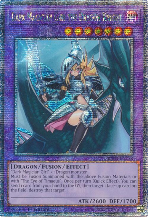 Dark Magician Girl the Dragon Knight (Quarter Century Secret Rare) [RA03-EN258] Quarter Century Secret Rare