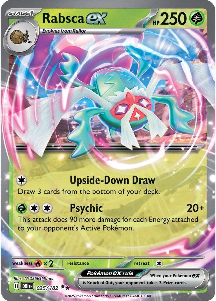 Rabsca ex (025/182) [Scarlet & Violet: Destined Rivals]