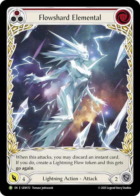 Flowshard Elemental (Red) [GEM172] (GEM Pack 5)