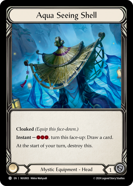 Aqua Seeing Shell [NUU003] (Part the Mistveil Nuu Blitz Deck)