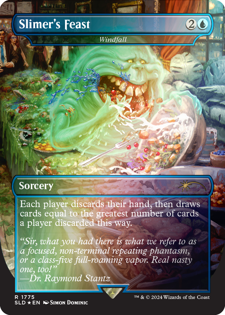 Slimer's Feast - Windfall (Rainbow Foil) [Secret Lair Drop Series]