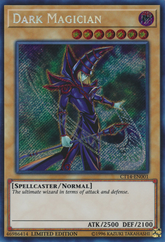 Dark Magician [CT14-EN001] Secret Rare