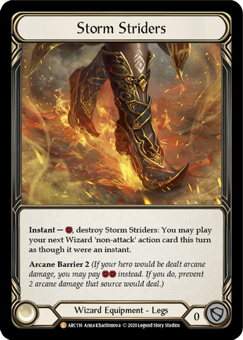 Storm Striders [U-ARC116] (Arcane Rising Unlimited)  Unlimited Rainbow Foil