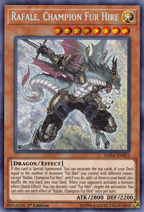 Rafale, Champion Fur Hire [DASA-EN023] Secret Rare