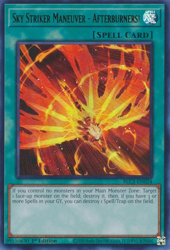 Sky Striker Maneuver - Afterburners! [BLC1-EN024] Ultra Rare