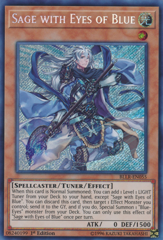 Sage with Eyes of Blue [BLLR-EN055] Secret Rare