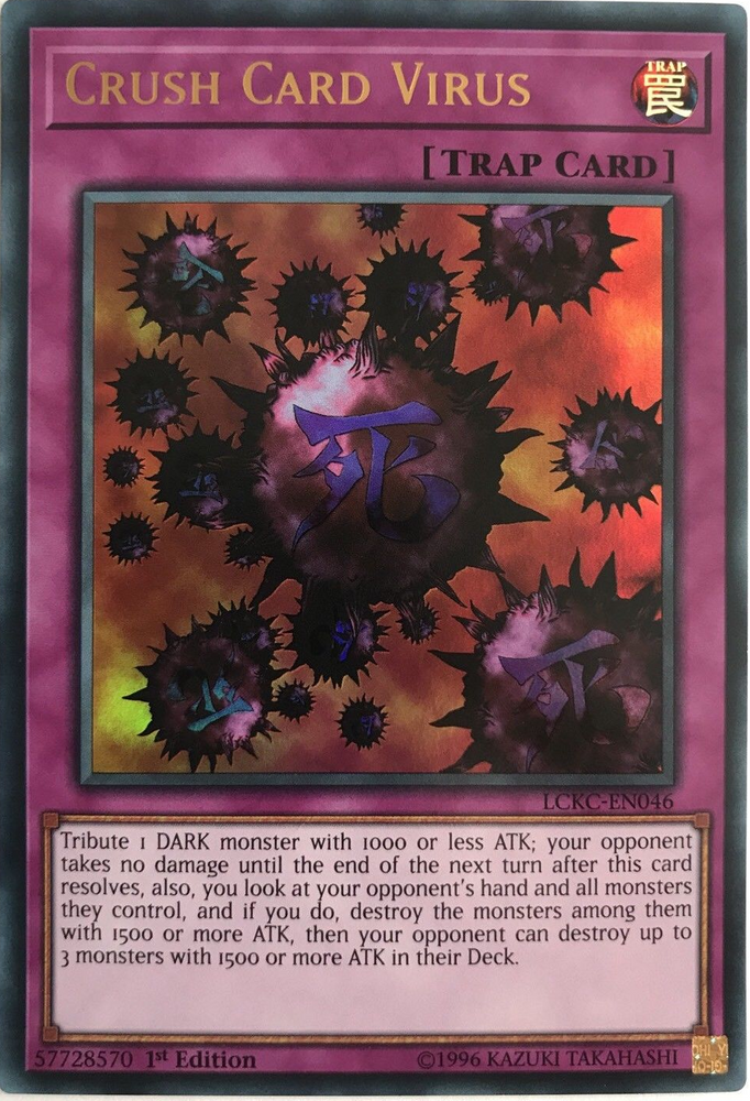 Crush Card Virus (Version 1) [LCKC-EN046] Ultra Rare