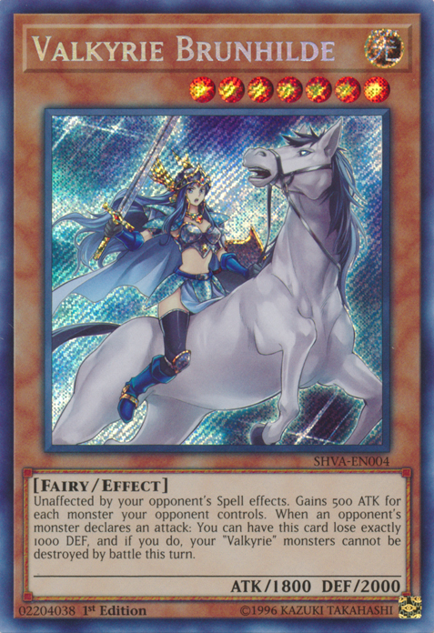 Valkyrie Brunhilde [SHVA-EN004] Secret Rare