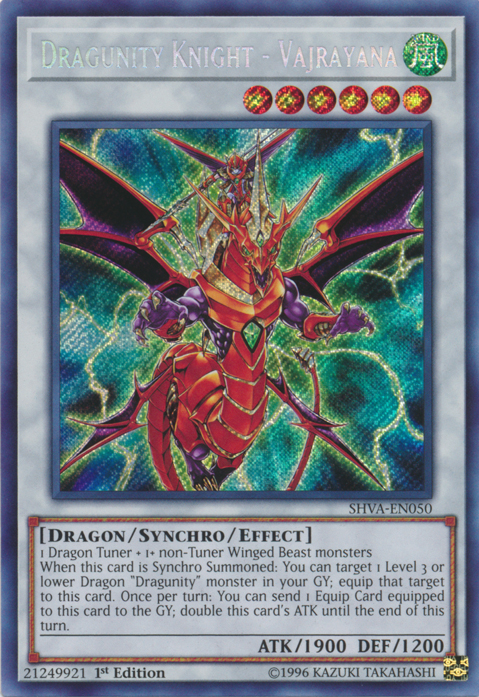 Dragunity Knight - Vajrayana [SHVA-EN050] Secret Rare