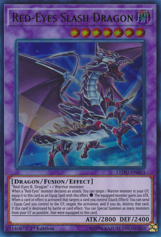 Red-Eyes Slash Dragon [LEDU-EN003] Ultra Rare