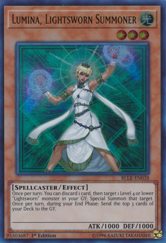 Lumina, Lightsworn Summoner [BLLR-EN038] Ultra Rare