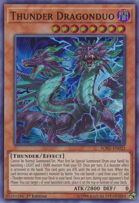 Thunder Dragonduo [SOFU-EN022] Super Rare