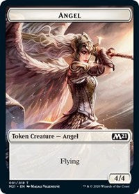 Angel // Knight Double-sided Token [Core Set 2021 Tokens]