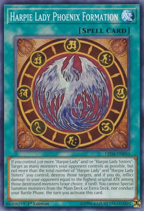 Harpie Lady Phoenix Formation [LED4-EN010] Common