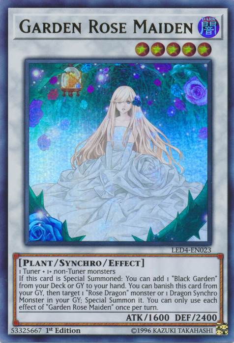 Garden Rose Maiden [LED4-EN023] Ultra Rare