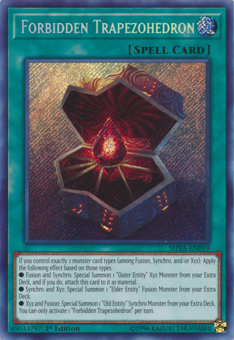 Forbidden Trapezohedron [SHVA-EN019] Secret Rare