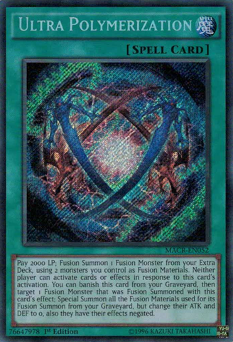 Ultra Polymerization [MACR-EN052] Secret Rare