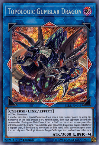 Topologic Gumblar Dragon [BLRR-EN043] Secret Rare